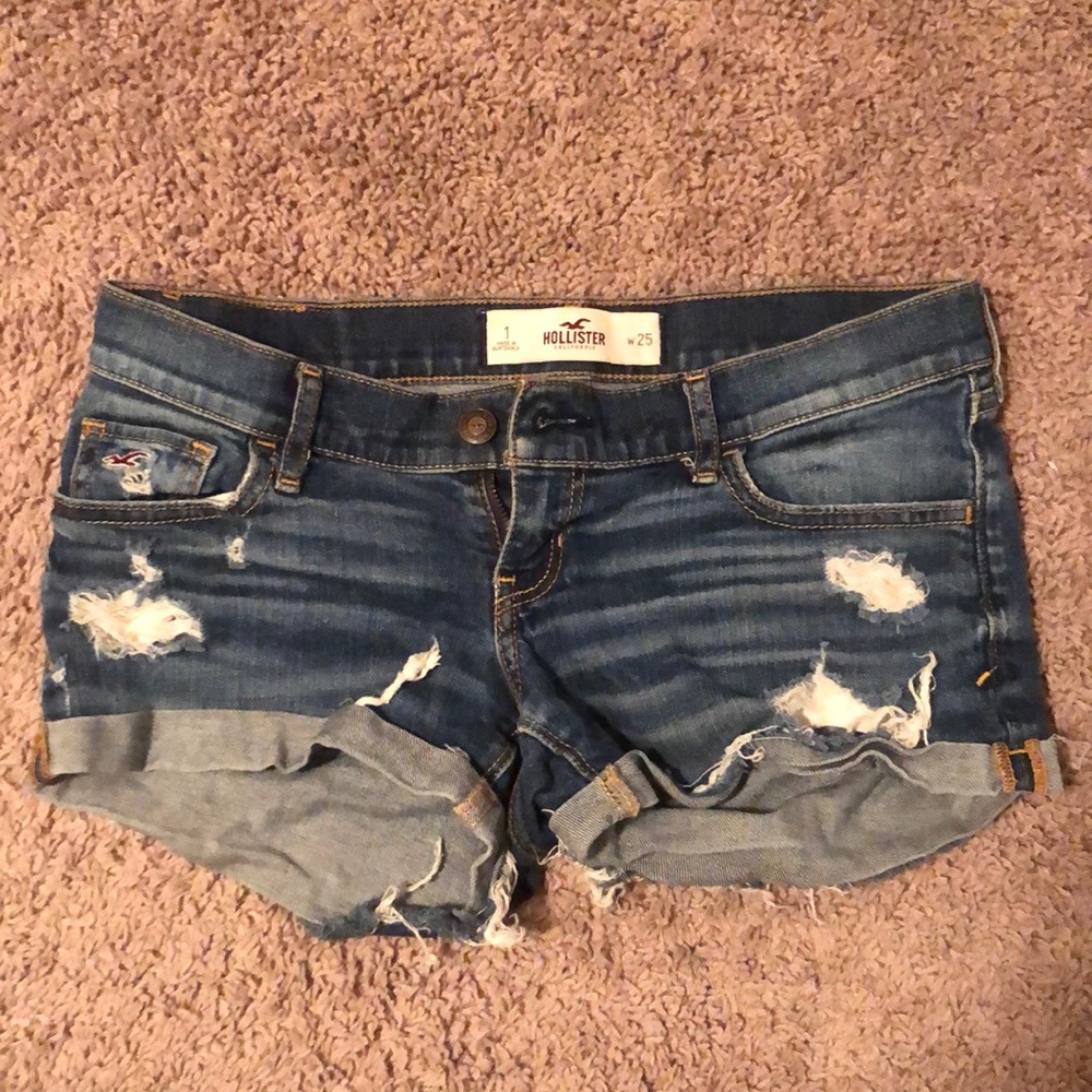 Hollister jean shorts